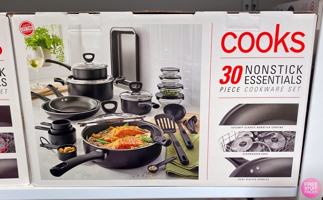 Cooks 30-pc Aluminum Non-Stick Cookware Set - JCPenney