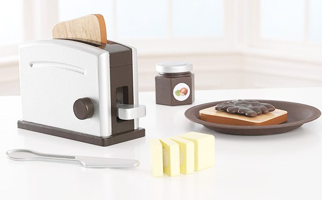 KidKraft Espresso Toaster Play Set $12