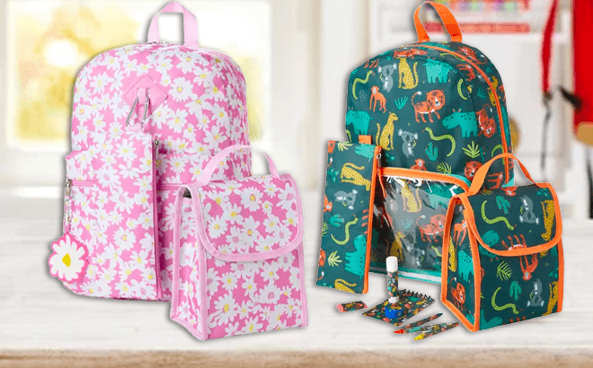 Kids 5-Piece Backpack Sets $10.80 Shipped