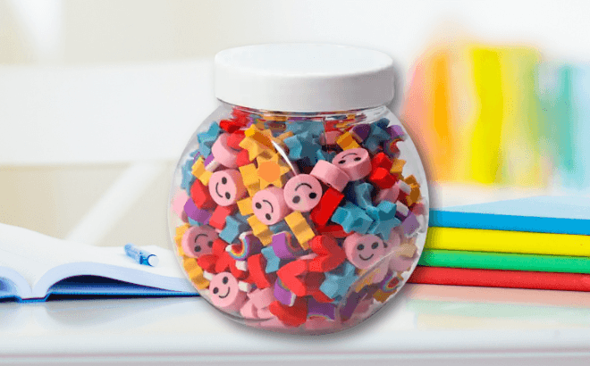 Mini Erasers 250-Count for $1