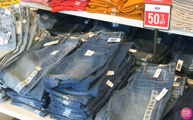 50% Off Old Navy Jeans!