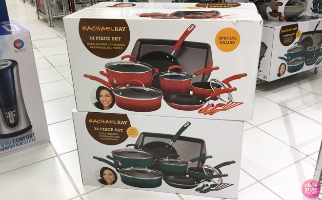 Rachael Ray 14-Piece Cookware Set $89