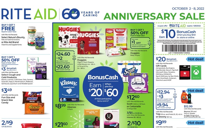 Rite Aid Ad Preview (Week 10/2 – 10/8)