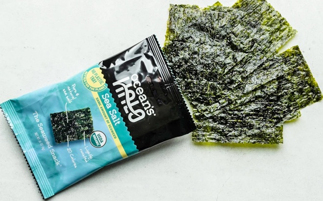 FREE 20-Pack Sea Salt Seaweed Snacks!