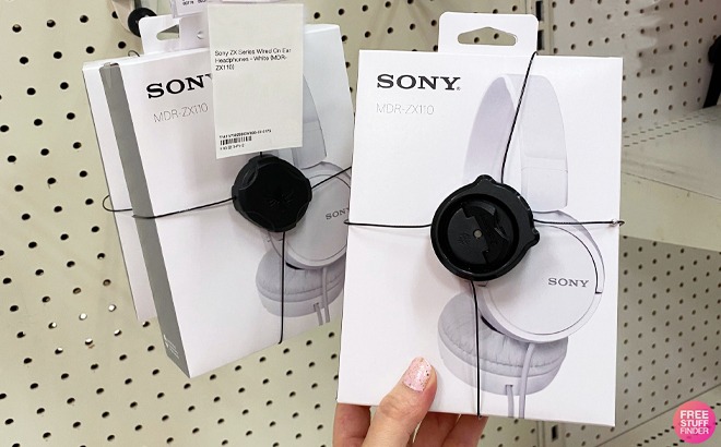 Sony Wired On-Ear Headphones $9.99 at Amazon