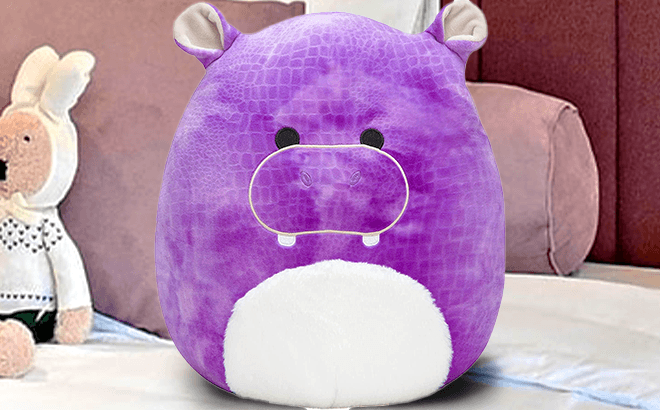 Squishmallows 14-Inch Hippo Plush $12