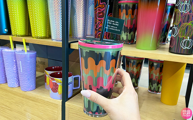 Starbucks Halloween Glow in the Dark Tumbler 16oz Starbucks Halloween Glow in the Dark Tumbler 16oz
