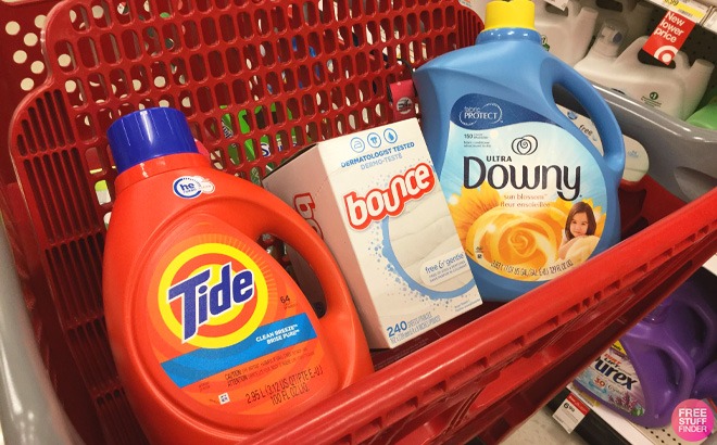 Tide, Bounce & Downy Products 19¢ Each