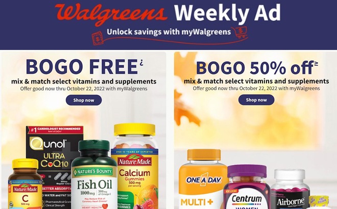 Walgreens Ad Preview (Week 9/18 – 9/24)
