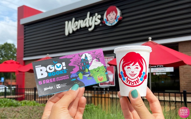 Wendy's Halloween Coupon Books $1 with 5 FREE Jr. Frostys!