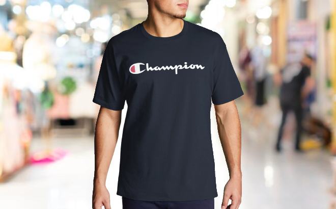Champion Men's Graphic Tee $10