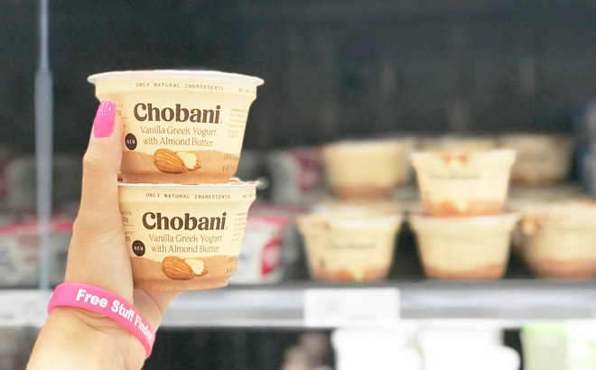 2 FREE Chobani Yogurts