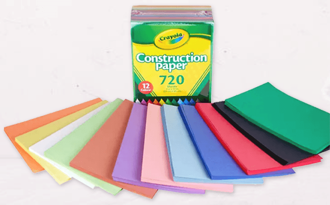 Crayola Construction Paper 720-Count for $7.91