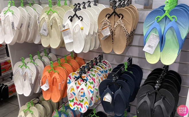 Crocs Flip Flops $12
