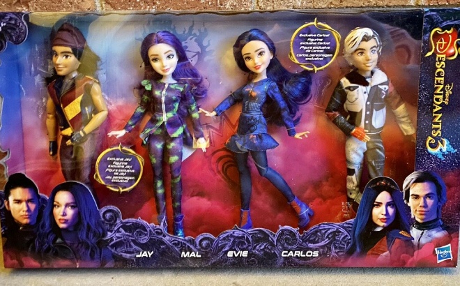 Disney Descendants 3 Isle of The Lost Collection 4 Pack Dolls