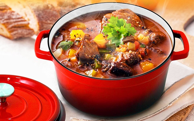 NutriChef 5-Quart Dutch Oven $28 Shipped