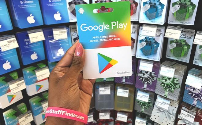 Google Play Gift Card in store