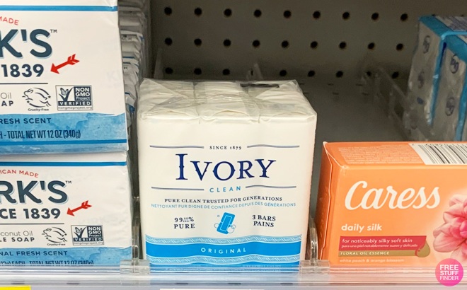Ivory Soap Bars 3-Packs just 82¢ Each