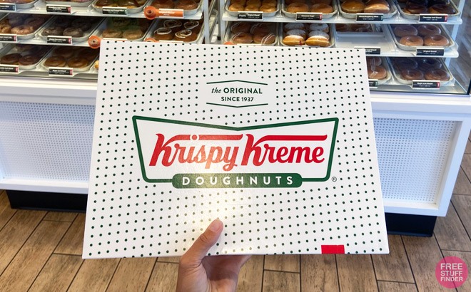 Krispy Kreme Glazed Dozen $1 with Mini Pies Purchase!