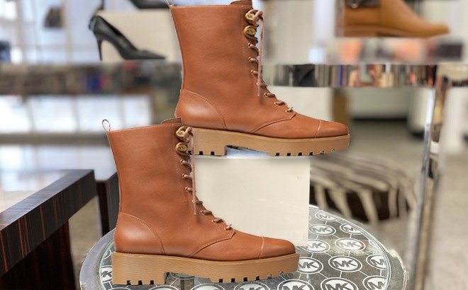 Michael Kors Combat Boots $99 Shipped