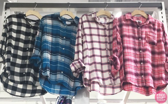 Old Navy Flannel Shirts $15