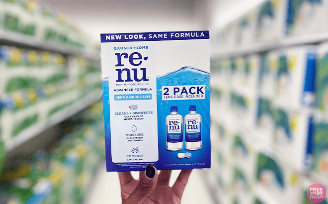 Renu Contact Solution 2-Pack for $3.99