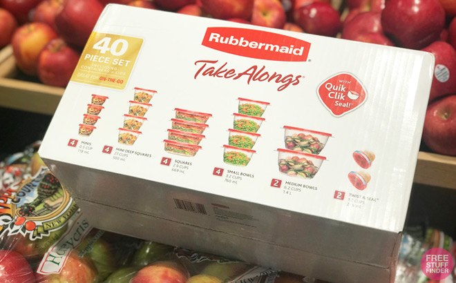 Rubbermaid 40-Piece Food Storage Set $11