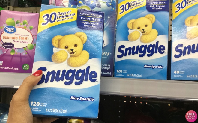 Snuggle Dryer Sheets 120-Count for $1.99 Each