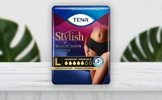 TENA Stylish Black Maximum