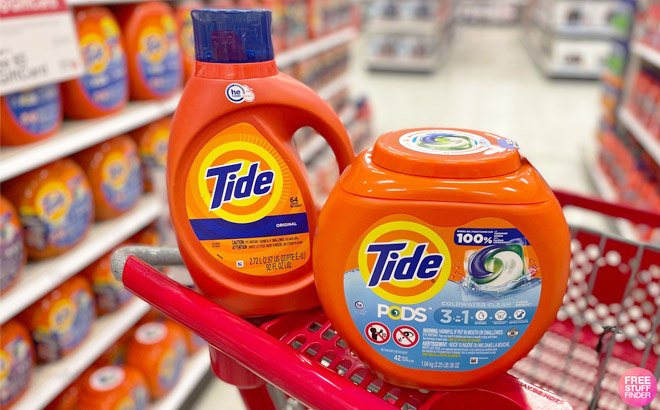 Tide Laundry Detergent 64-Loads $7.49 each