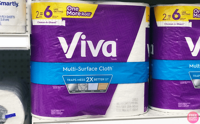 Viva Paper Towels 6-Count Just $4