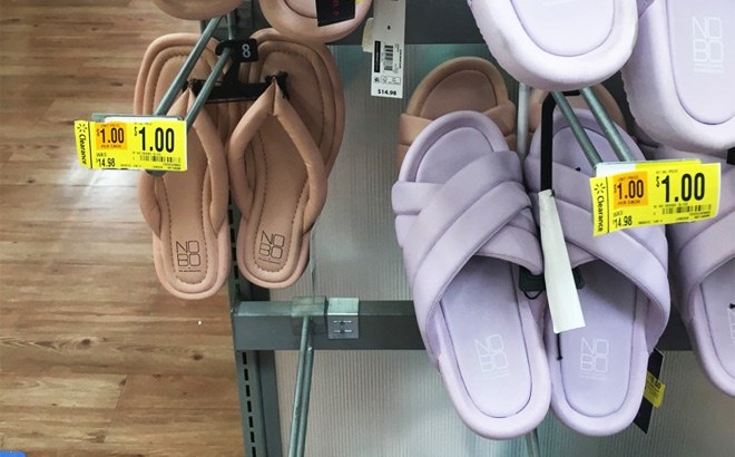 Walmart Clearance: Women’s Sandals $1