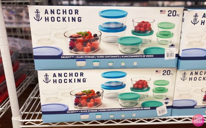Anchor Hocking 20-Piece Storage Set $9.99