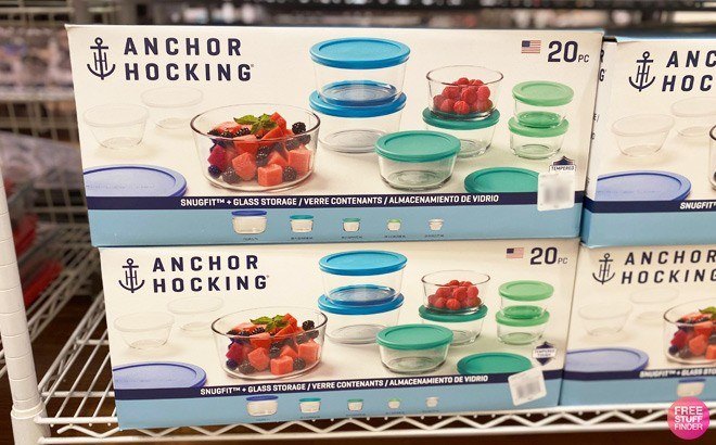 Anchor Hocking 20-Piece Storage Set $18