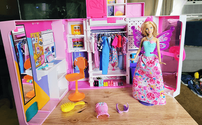 Barbie Closet Playset $41 Shipped