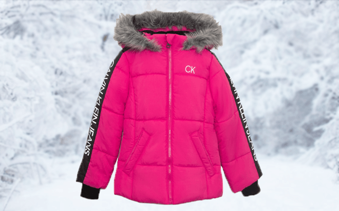 Calvin Klein Girls Puffer Jacket $50 | Free Stuff Finder