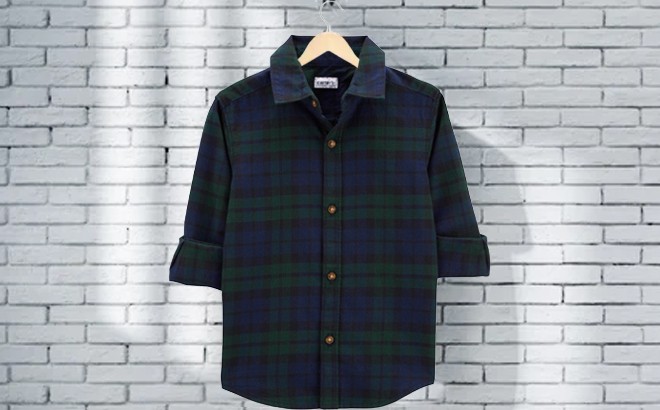Carter's Boys Flannel Shirts $13