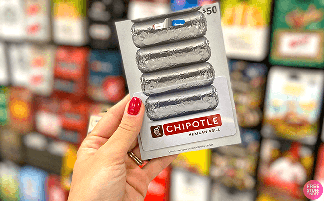 $50 Chipotle eGift Card for $45!