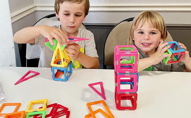 Magnetic Blocks Building Tiles $18.99
