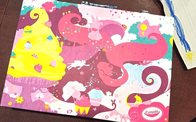 Crayola Inspiration Art Case Coloring Set Pink 140 Count