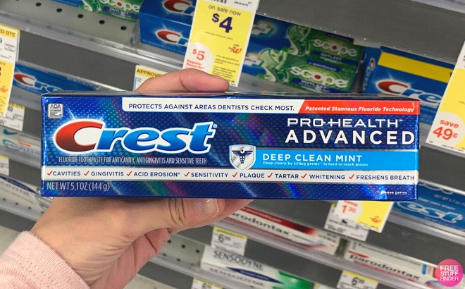 FREE Crest Toothpaste