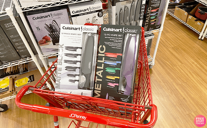 Cuisinart 12-Piece Knife Sets $9.99