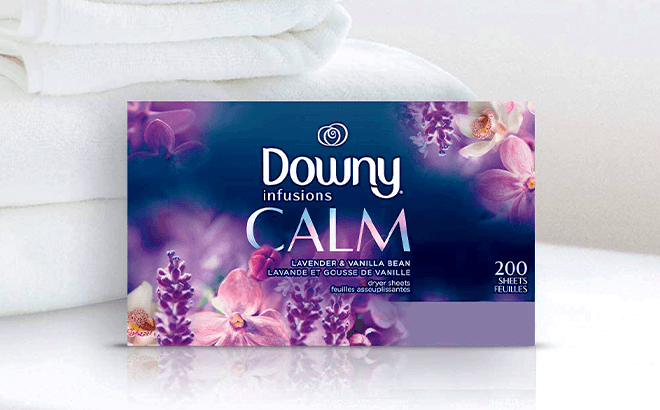 Downy Infusions 200-Count Dryer Sheets $5