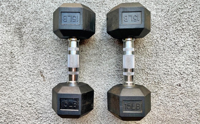 Dumbbell 15-Pound Hand Weight $13