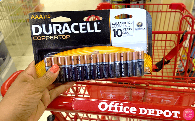 FREE Duracell Batteries After Rewards!