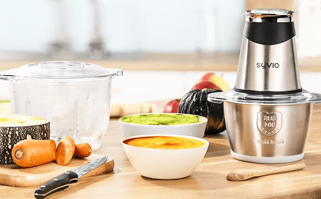 Food Processors with 2 Bowls $29 Shipped