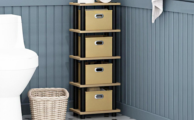 Furinno Laci System Rack 4 Bins