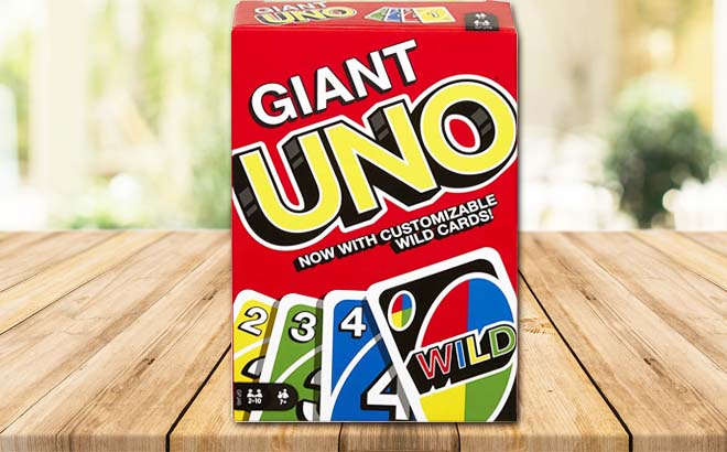 Giant Uno Cards Game $10