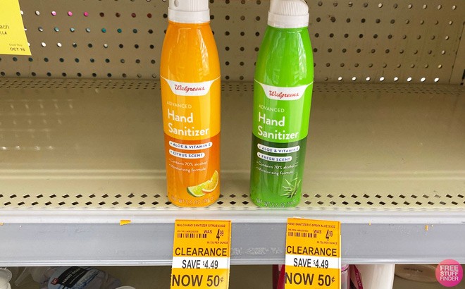 Walgreens Clearance: Hand Sanitizer 50¢
