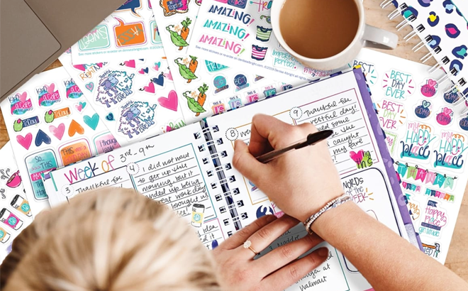 Gratitude Journal with Stickers $14.97 Shipped